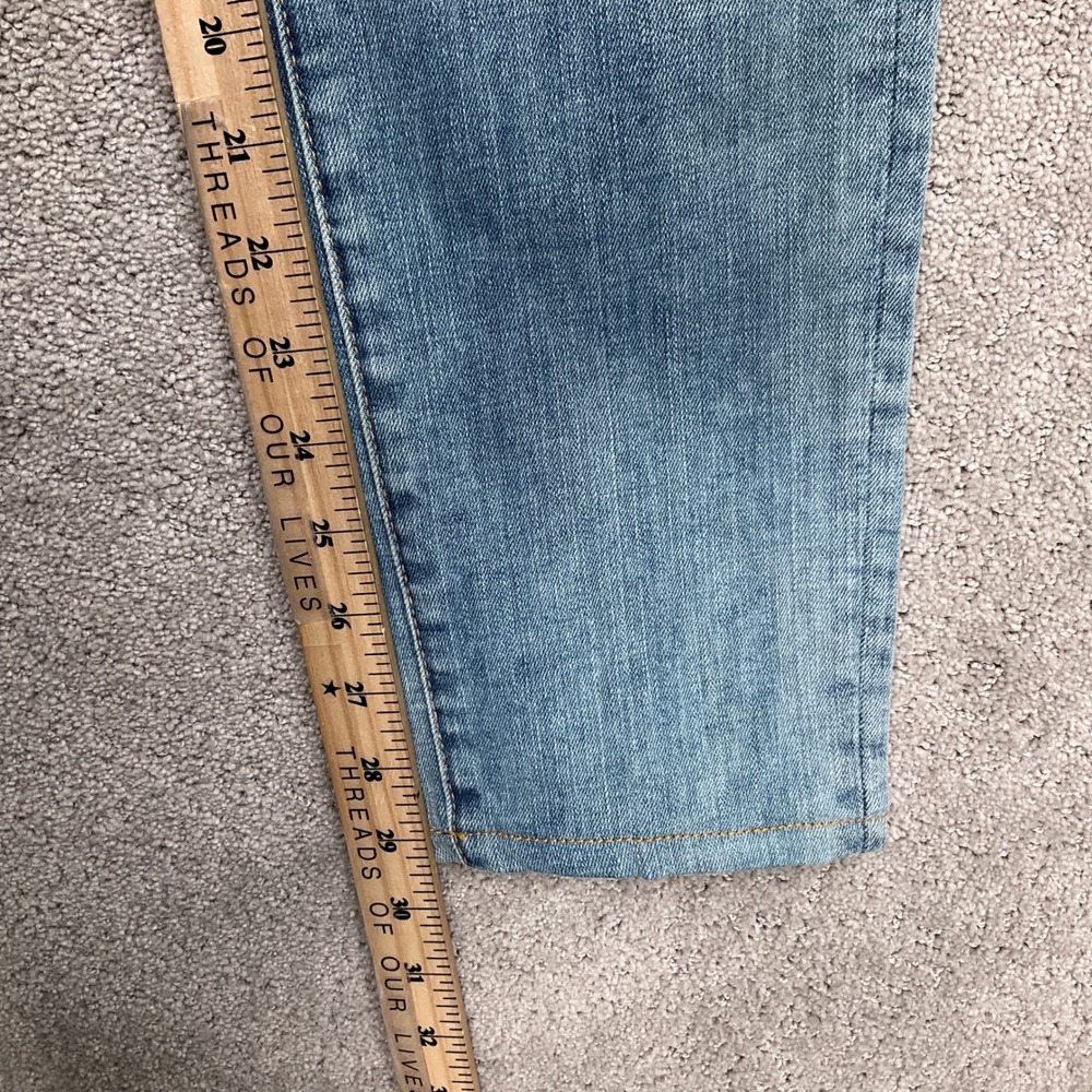 Ralph Lauren Skinny Jeans Women 33W 29L Light Blue Ruskin Taper Denim‎ - Picture 10 of 14